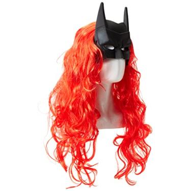 Imagem de Rubies Peruca e máscara feminina DC Comics Batwoman para festas temáticas e Halloween, Conforme mostrado., One Size