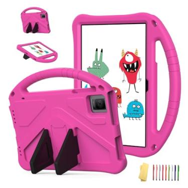 Imagem de UUcovers Capa infantil para T-Mobile REVVL Tab 26.3 cm (2023) e Blackview oscal pad 15 (2023) 26.3 cm/Tab 11 WiFi 2023/Tab 11 se 2023/Tab 11 2021/TCL Tab 10 Gen 2 26.3 cm 2023, Rosa
