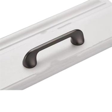 Imagem de Puxador de móveis de bronze amarelo estilo vintage, puxador de gaveta de cozinha de latão, porta, ferragem de móveis, cinza, 96mm