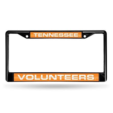 Imagem de NCAA Rico Industries Moldura de placa de licença cromada padrão incrustada com corte a laser, Tennessee Volunteers