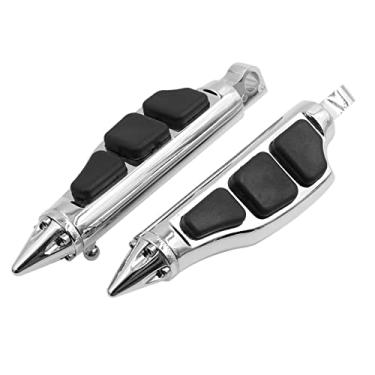 Imagem de Pedal de descanso de motocicleta de borracha de liga de alumínio dia-a-dia, 2 peças de Ciclo F FIERCE para Harley Davidson