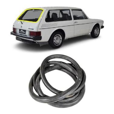 Imagem de Borracha Vidro Traseiro Vigia Variant 2 1978/1981 Para Friso - Disk Bo