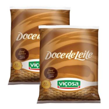Imagem de Kit 2 Unidades Bag Doce De Leite Viçosa Cremoso Tradicional Total 10kg