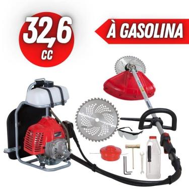 Imagem de Roçadeira Nakashi C330-mbo Gasolina 2t Gramados Acidentados