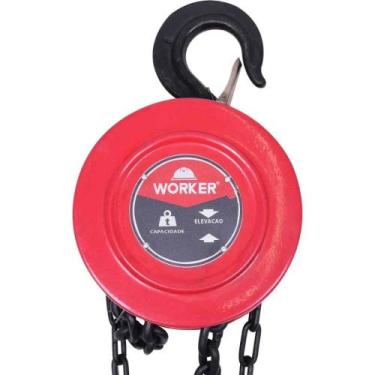 Imagem de Talha Manual Corrente 1,0 Toneladas 5 Metros Worker