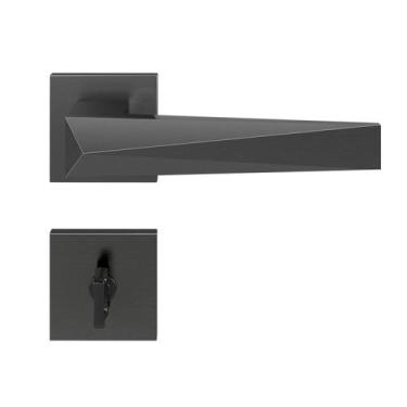 Imagem de Fechadura Ascot Grafite Escovado Banheiro - Pado