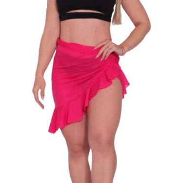 Imagem de Saída de Praia Canga Saia Moda Feminina Verão - Genérica, Pink