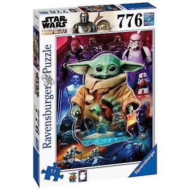 Imagem de Ravensburger Star Wars The Mandalorian: Grogu's Journey 776 Piece Large Format Jigsaw Puzzle for Adults - 16916 - Every Piece is Unique, Softclick Technology Means Pieces Fit Together Perfectly