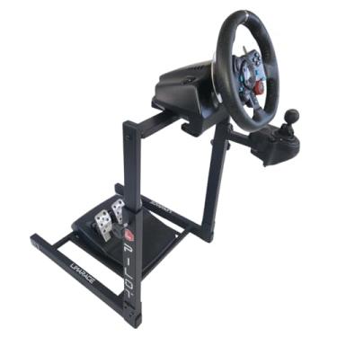 Imagem de LIMARACE Suporte Cockpit Para Volante Logitech Com Suporte De Cambio. Compatível com LOGITECH-G25, LOGITECH-G27, LOGITECH-G29, LOGITECH-G920, LOGITECH-23, LOGITECH-Driving Force GT. USB.