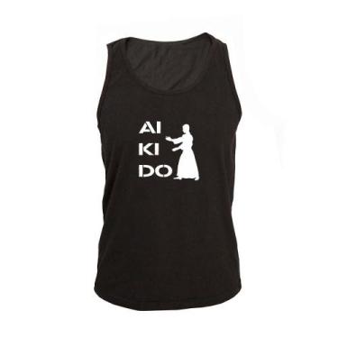 Imagem de Regata Masculina Algodão Aikido 6 Estampada Verão Moderna - Ragor, P, 