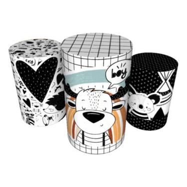 Imagem de Trio Capas De Cilindro C/ Elástico Bosque Encantado - Fadrix
