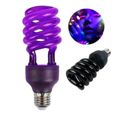 Imagem de Lâmpada Luz Neon Negra 36w Ultra Violeta Para Festas Eventos - Luatek,
