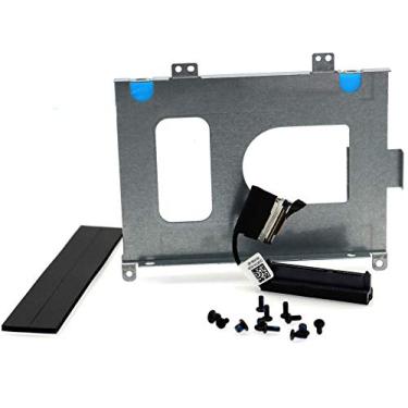 Imagem de Deal4GO Cabo de disco rígido SATA PCYYV 0PCYYV com suporte HDD Caddy de 6.3 cm 68WXJ 068WXJ Substituição para Dell Alienware M15 R1 ALW15M 2018