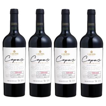 Imagem de Kit 4 Un Vinho Larentis Cepas Selecionadas Teroldego 750 ml