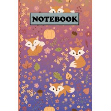 Imagem de Notebook: Fox Notebook for Girls, Blank Lined Notebook for Men Women Teens Kids and Students: 120 Pages 6.9