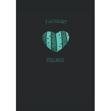 Imagem de Fucculent Feelings Plant Mom Cactus Lover: Notebook DIN A4 COLUMN 120 Pages - 8.27" x 11.69" ( 21 x 29.7cm)|Cactus Planner| Cactus Lover Notebook| Notebook Plant Owners