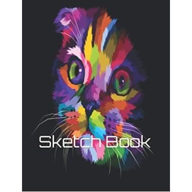 Imagem de Sketch Book: Scottish Fold Cat 8.5" X 11", Personalized Artist Sketchbook: 105 pages, Sketching, Drawing and Creative Doodling. Notebook and Sketchbook to Draw and Journal (Workbook and Handbook)
