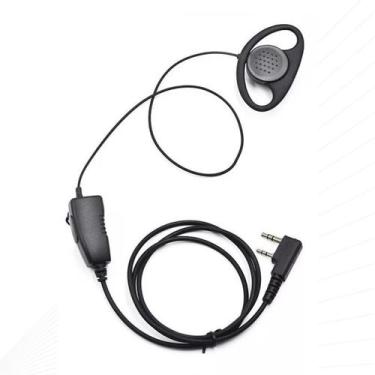 Imagem de Fone Ouvido Concha Para Rádio Comunicador Baofeng - Lellis Rocha