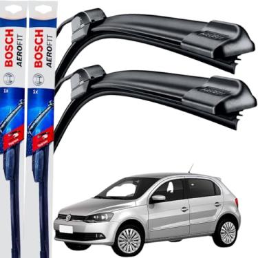 Imagem de Par Palheta Limpador Parabrisa Dianteiro Silicone Bosch Paleta Gol G6 2012 á→2024