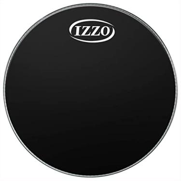 Imagem de PELE BATEDEIRA P/BUMBO 22 POL F C/NAPA PRETA IZZO