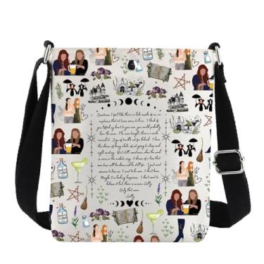 Imagem de G2TUP Bolsa tiracolo Owens Sisters Sally And Gillian Gifts Salt Rosemary Lavender Lover Gifts Magic Witches, 2lady Cb