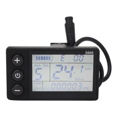 Imagem de Display LCD para bicicleta elétrica, peças do painel de mountain bike para scooter à prova de chuva ABS, kit de motor para ciclismo ebike para ciclistas ao ar livre