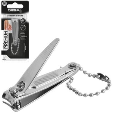 Imagem de Cortador De Unha De Inox Com Corrente Premium 5,2Cm - Original Line