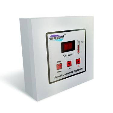 Imagem de Painel Digital Sauna Vapor Impercap - Completo, 2 Fios