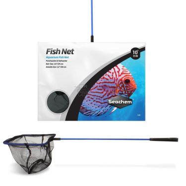 Imagem de Rede Para Peixes Aquários Seachem Fish Net 25Cm Malha Padrão