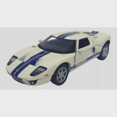 Imagem de Carrinho Miniatura Ferro Ford gt 2006 Escala 1/36 (Branco)