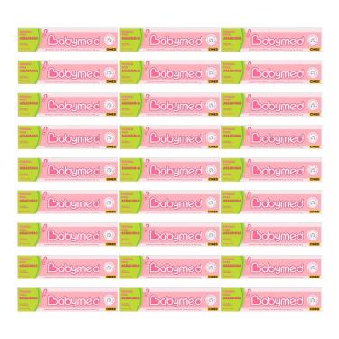 Imagem de Kit 24 Pomadas Para Prevenção De Assaduras Babymed Rosa 45g
