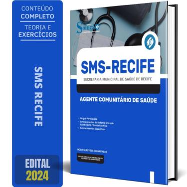 Imagem de Apostila Sms Recife 2024 - Agente Comunitário De Saúde