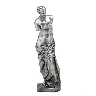 Imagem de Figura Decorativa Estatueta Vênus De Milo Prata 29 X 8 X 8 Cm
