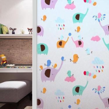 Imagem de Película Adesivo Eletrostática 2D Vidro Jateado Colorido - Open Star