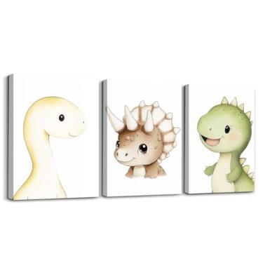 Imagem de jejeloiu Decoração de parede com imagem de borboleta para meninas meninos crianças 30,5 x 40,6 cm 3 peças borboletas impressão pintura decoração de quarto linda tela animal arte de parede para sala de