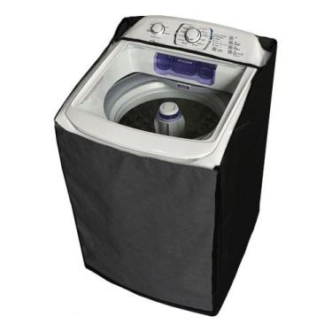 Imagem de Capa Para Máquina de Lavar Electrolux 12kg Funcional com Zíper e Paine