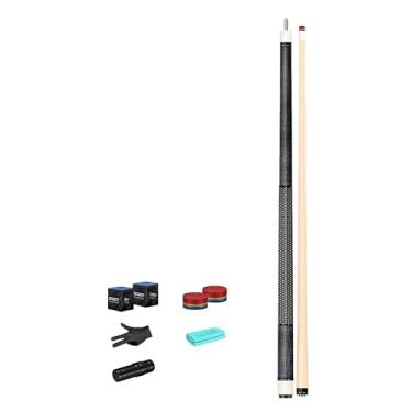 Imagem de Taco de Sinuca Profissional, Barra de Bilhar 1/2 Estrutura Canadense em Madeira de Maple, Comprimento 147cm (58in) e Cabeça de 12,75mm - CQBXRD