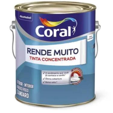 Imagem de Tinta Acrílica Fosca Rende Muito Areia 3,2 Litros - 5761833 - CORAL