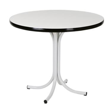 Imagem de Mesa de Jantar Redonda Olivia Branca 90 cm - Criativa Móveis