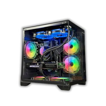 Imagem de PC Gamer Full Black Intel Core i5 12400F | RTX 5060 8GB | 32GB RAM | SSD 1TB NVMe | Water Cooler 240mm | Windows 11 Pro