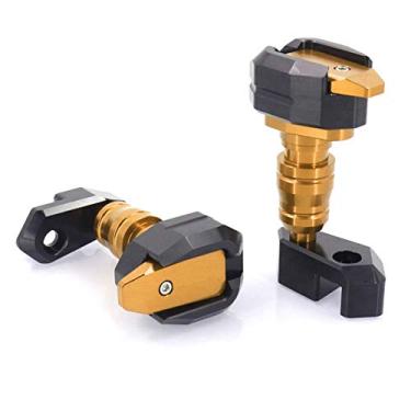 Imagem de Acc-Creativity Motocicleta CNC Alumínio Motor Crash Guard Case Frame Sliders Protector Proteção contra quedas Compatível com Kawasaki Z1000 2010-2019 (Laranja)