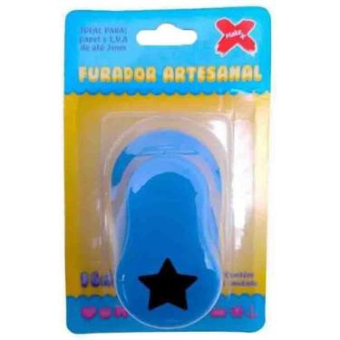 Imagem de Furador Artesanal Furar Papel E.V.A Decorativo Estrela 16Mm - Make