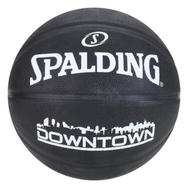 Imagem de Bola de Basquete Spalding Downtown Black, Preto, 7