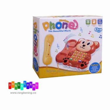 Imagem de Telefone Musical Infantil Educativo Macaquinho - Iannuzzi Kids