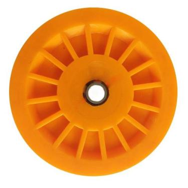 Imagem de Roldana Para Portão 2.1/2" Tipo V em Nylon Sem Caixa - NM FERRAMENTAS