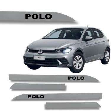Imagem de Jogo Friso Lateral Polo Ponta de Faca com Grafia Cores Volks - Macall,