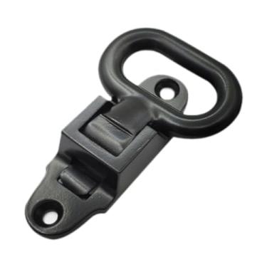 Imagem de QccHieUs Pedal de Mastro Dobrável Marinho, Pedal de Pé Dobrável de aço Inoxidável Forte de Alta Resistência para Reboque, Iate, Caminhão, Carro, Preto, Tamanho real