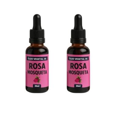 Imagem de Kit 2 Óleos de Rosa Mosqueta Rubiginosa 100% Puro 30ml – Clareador e Regenerador da Pele