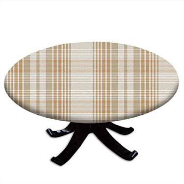 Imagem de Cortina com isolamento xadrez, estampa xadrez marrom ombré, texturizada, sem costura, cortinas blackout com absorção de som para decoração de sala de jantar/festa, L 106 x C 213 cm