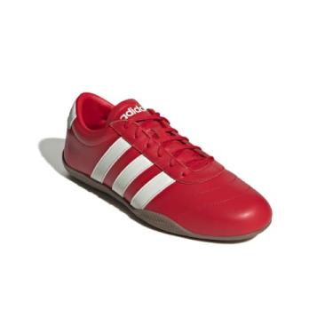 Imagem de adidas Grand Court Lo Tênis feminino, Better Scarlet/Off White/Gum, 40